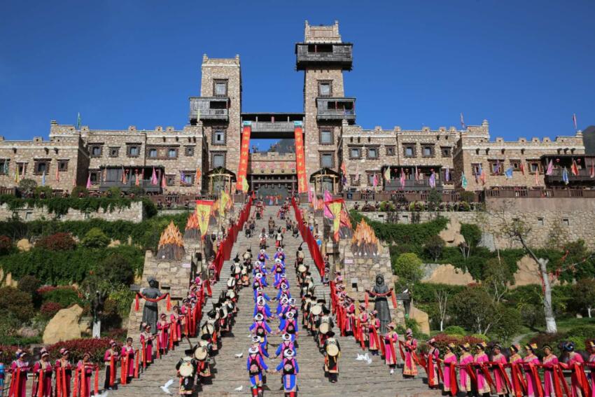 中国古羌城松坪沟景区3月28日起恢复开放